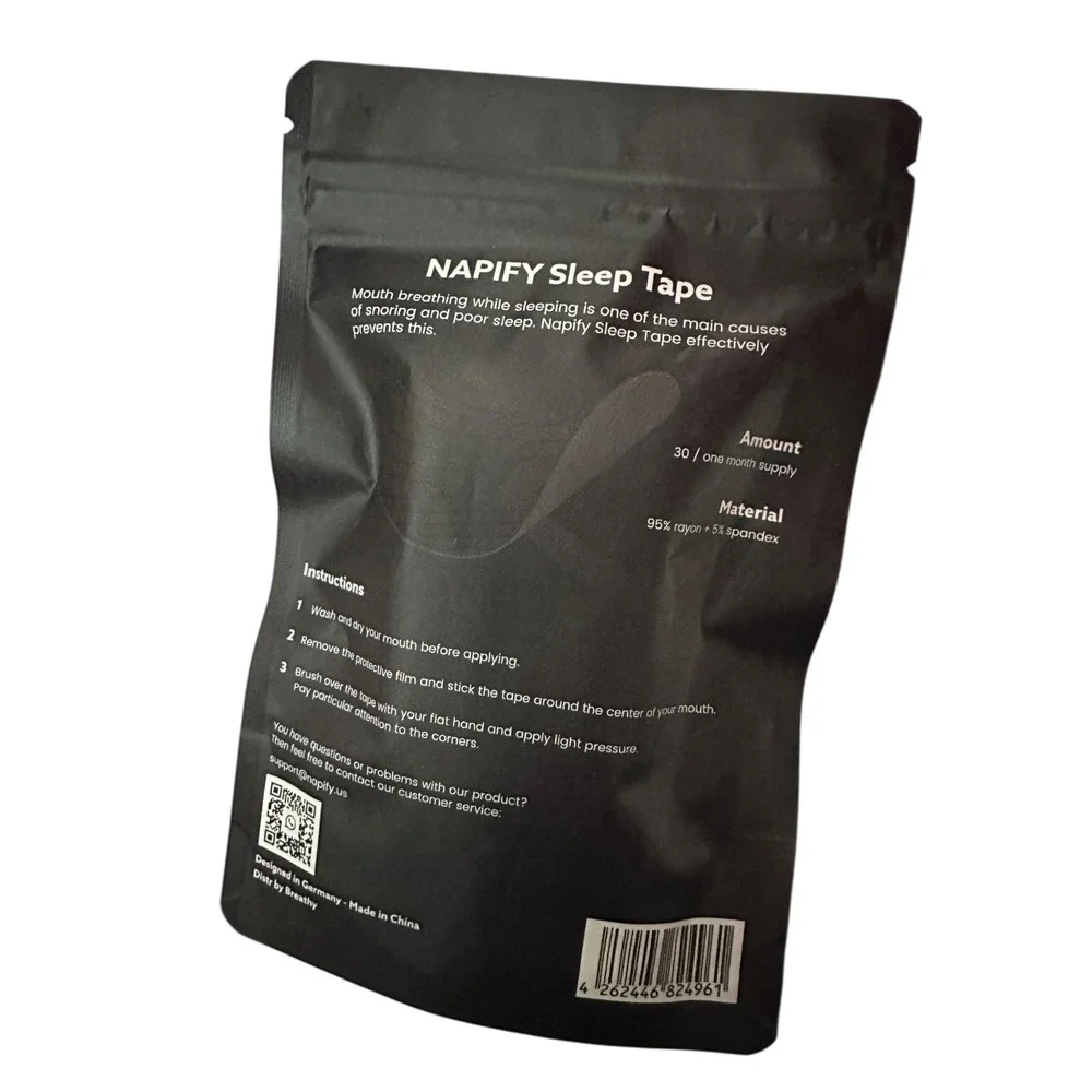 Patch4U Premium Sleep‎ Tape Mouth Strips - 30 Pcs Hypoallergenic Comfortable